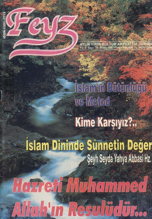 Feyz Dergisi 70. sayı