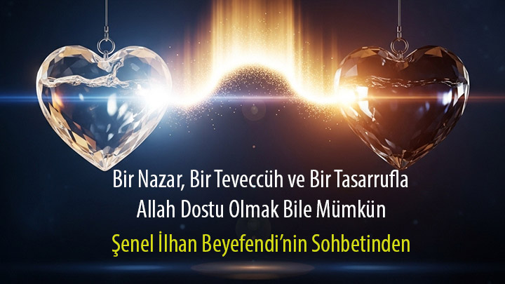 Bir Nazar, Bir Teveccüh ve Bir Tasarrufla Allah Dostu Olmak Bile Mümkün Şenel İlhan Beyefendi’nin Sohbetinden